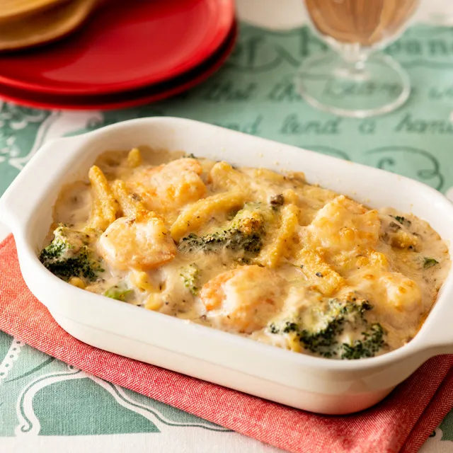 クリームマッシュルームのパスタアルフォルノ