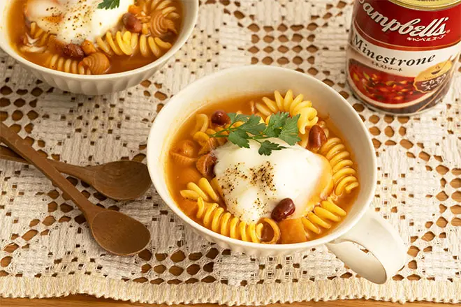 トマトスープパスタ